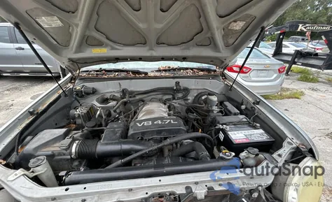 2003 Toyota Sequoia Sr5 из США, поврежденный, VIN 5TDZT34A03S143809